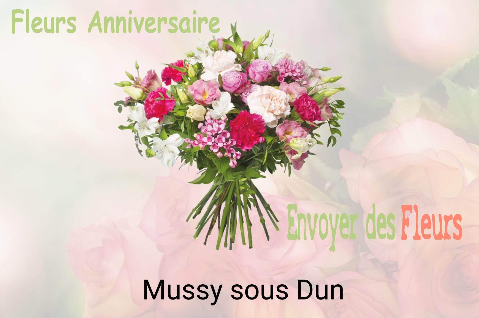 Bouquet de fleurs d’anniversaire livré à Mussy-sous-Dun