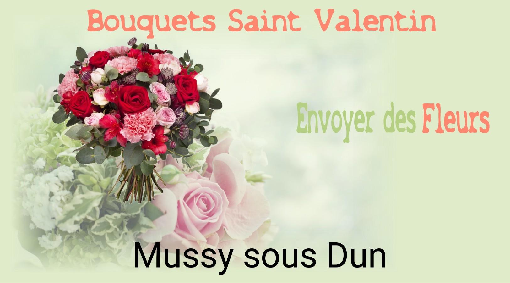 Roses de Saint-Valentin livrées à Mussy-sous-Dun